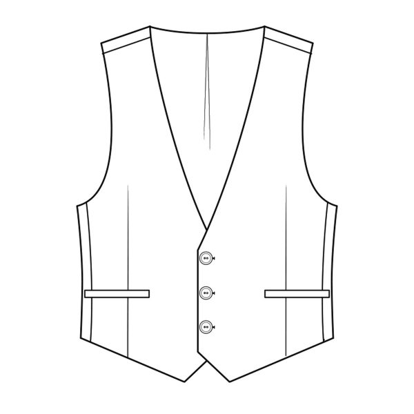 simple-3-button vest